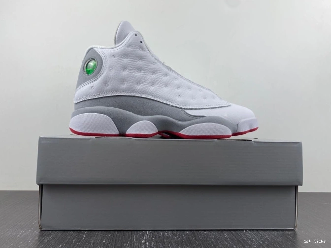 1st Kicks Shoes Jordan 13 Wolf Grey Air 414571-160 0815
